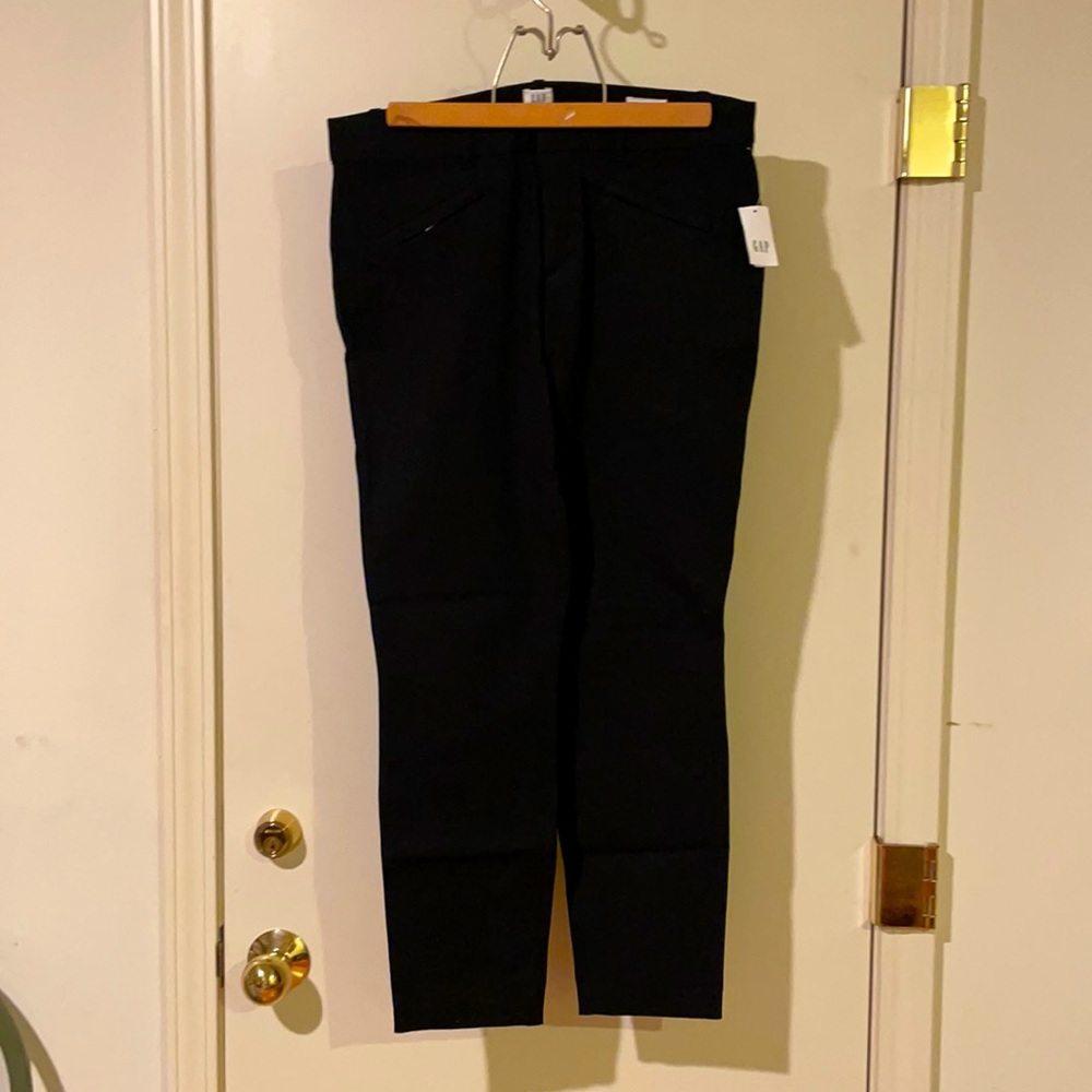 Gap black skinny ankle pants